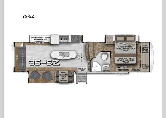 New Northwood Arctic Fox Grande Ronde 35-5Z Fifth Wheel for Sale