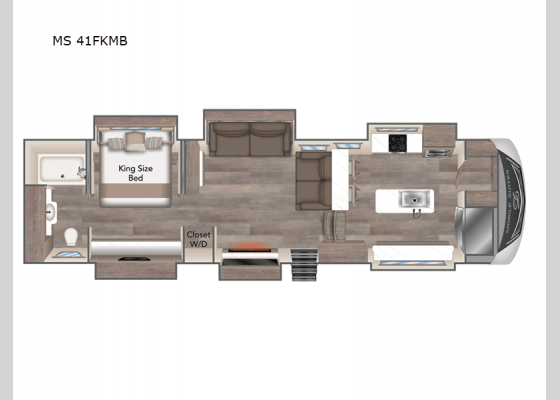 Floorplan - 2024 Mobile Suites MS 41FKMB Fifth Wheel