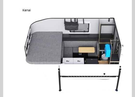 Floorplan - 2026 Scout Kenai Truck Camper