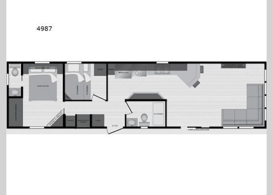 Floorplan - 2025 Canadian Series 4987 Park Models