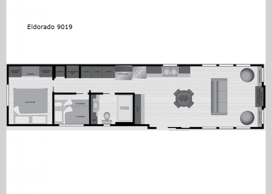 Floorplan - 2025 Canadian Series Eldorado 9019 Park Models