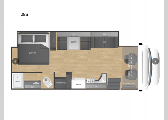 Floorplan - 2025 Verrado 28S Motor Home Super C - Diesel