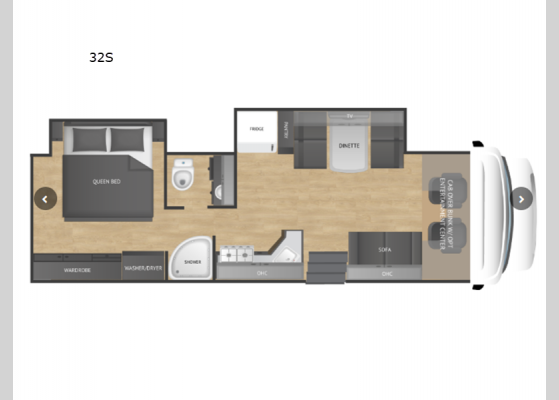 Floorplan - 2025 Verrado 32S Motor Home Super C - Diesel