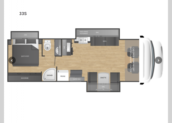 Floorplan - 2025 Verrado 33S Motor Home Super C - Diesel