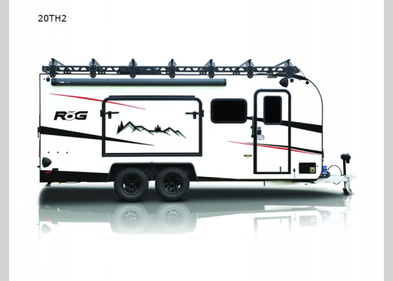 Floorplan - 2024 ROG 20TH2 Toy Hauler Expandable