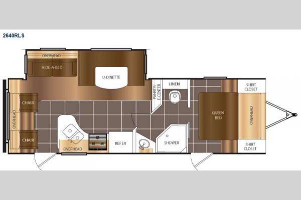 Floorplan - 2015 Prime Time Manufacturing Tracer 2640RLS