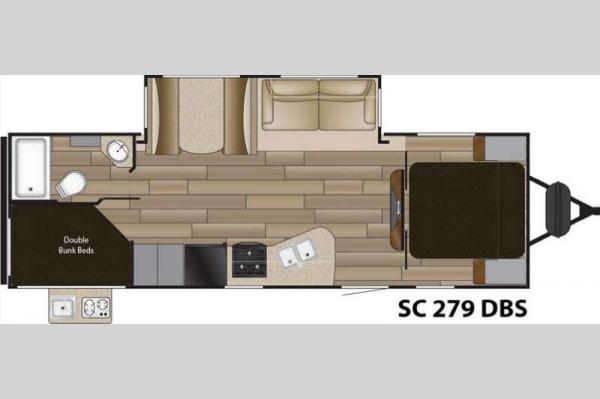 Floorplan - 2016 Cruiser Shadow S-279DBS
