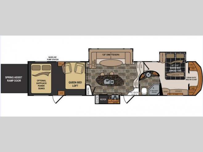 Floorplan - 2011 Dutchmen RV Voltage V3900