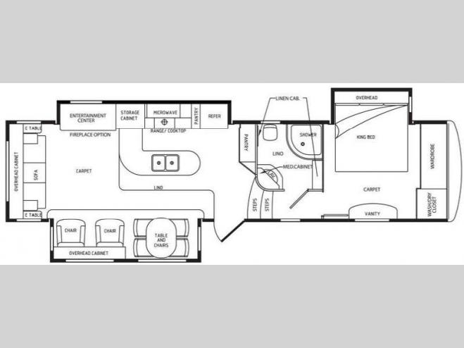 Floorplan - 2011 DRV Luxury Suites Select Suites 36 KSSB3