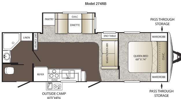 Floorplan - 2013 Keystone RV Outback 274RB