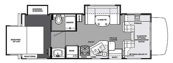 Floorplan - 2014 Forest River RV Forester 2501TS Chevy