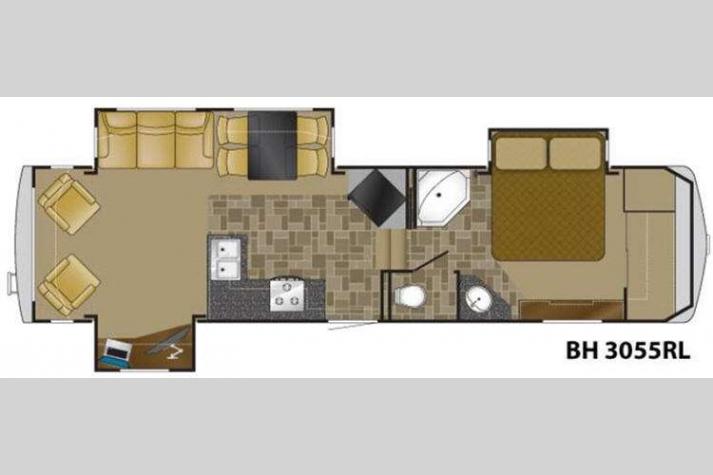 Floorplan - 2010 Heartland Bighorn 3055RL