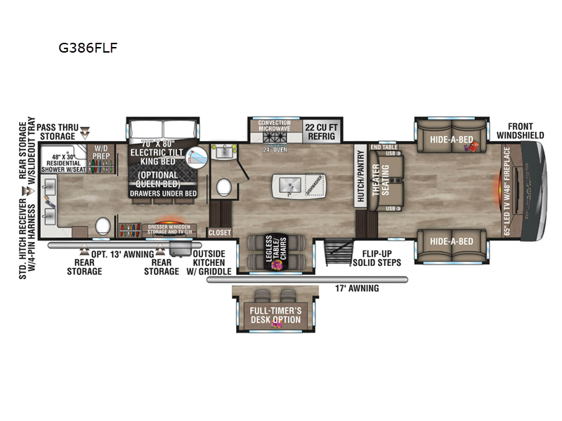 New KZ Durango Gold G386FLF Fifth Wheel for Sale Review Rate Compare