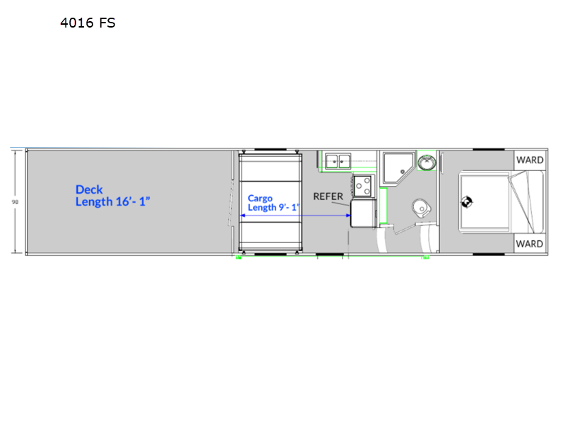 New Genesis Supreme Genesis Supreme 4016 FS Toy Hauler Fifth Wheel for