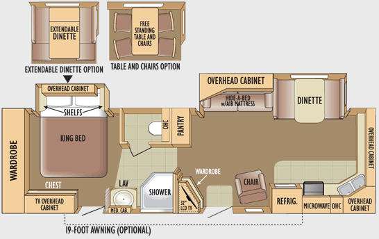 Floorplan - 2010 Jayco Eagle 322FKS