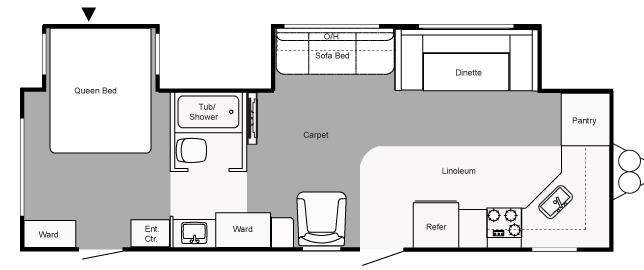 Floorplan - 2010 Keystone RV Springdale 297FKSSR