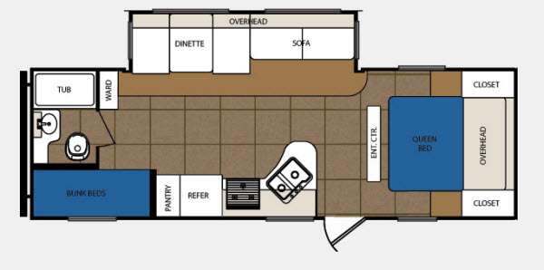 Floorplan - 2013 Prime Time Manufacturing Avenger 271LT