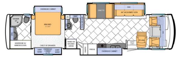 Floorplan - 2013 Newmar Canyon Star 3953