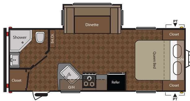 Floorplan - 2014 Keystone RV Summerland 2100RB