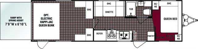 Floorplan - 2007 Dutchmen RV Victory Lane 28SRV