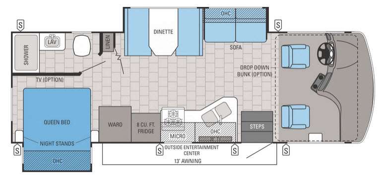 Floorplan - 2016 Jayco Alante 26X
