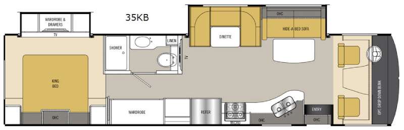 Floorplan - 2016 Coachmen RV Mirada 35KB