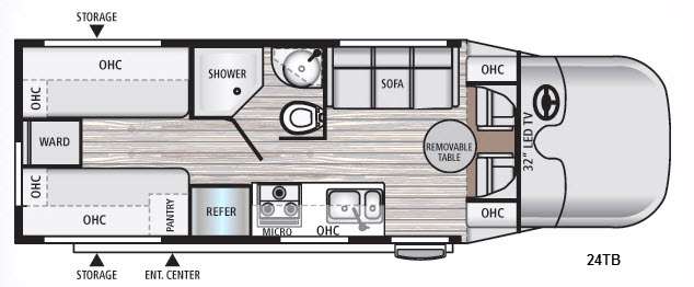 Floorplan - 2016 Dynamax REV 24TB