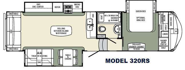 Floorplan - 2016 Palomino Columbus F320RS