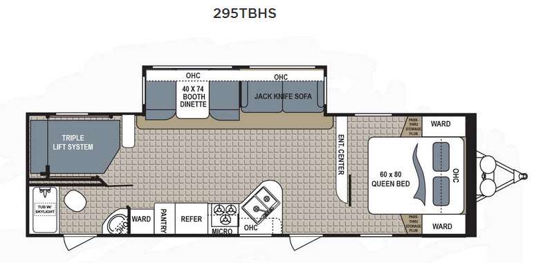 Floorplan - 2016 Dutchmen RV Kodiak Ultimate 295TBHS