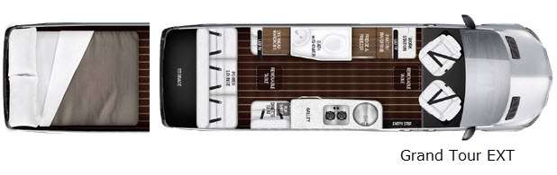 Floorplan - 2017 Airstream RV Interstate Grand Tour EXT Grand Tour EXT