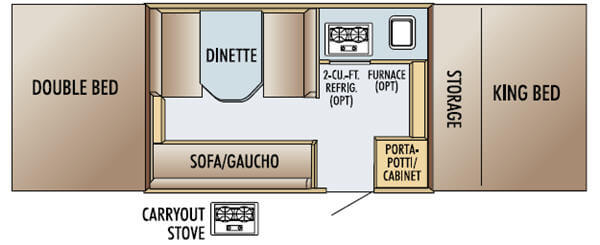 Floorplan - 2005 Jayco Jay Series 1006