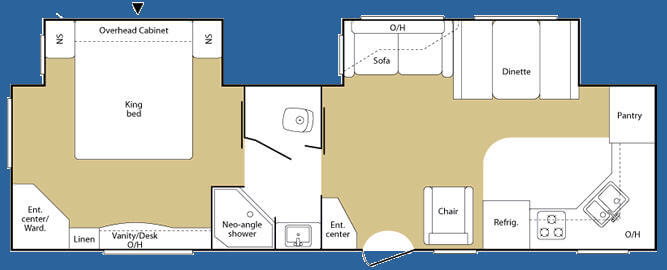 Floorplan - 2008 Keystone RV Sprinter 300KBS