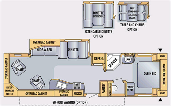 Floorplan - 2008 Jayco Eagle 328 RLS