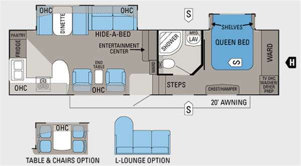 Floorplan - 2011 Jayco Eagle 313RKS