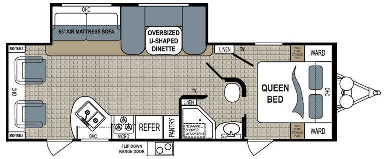 Floorplan - 2011 Dutchmen RV Aerolite 288RLSL