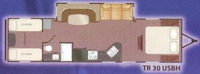 Floorplan - 2011 Heartland Trail Runner 30 USBH
