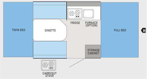 Floorplan - 2011 Jayco Jay Series Sport 8