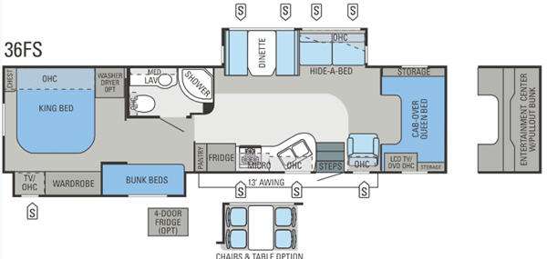 Floorplan - 2012 Jayco Seneca 37FS