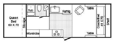 Floorplan - 2011 TrailManor Classic Series 2720SL
