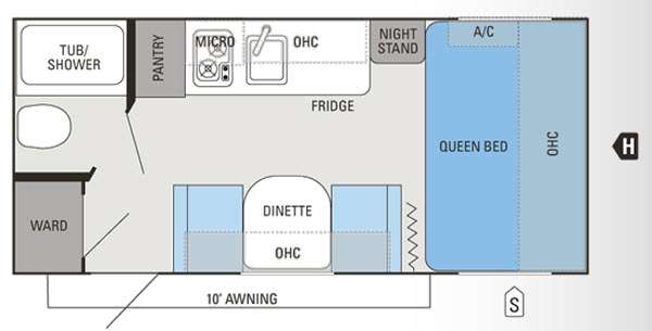 Floorplan - 2013 Jayco Jay Flight Swift SLX 185RB