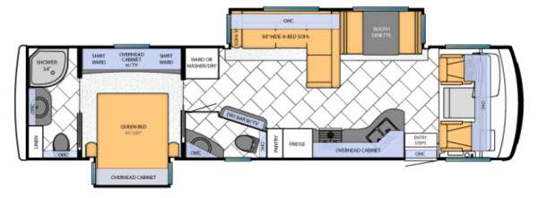 Floorplan - 2013 Newmar Canyon Star 3610