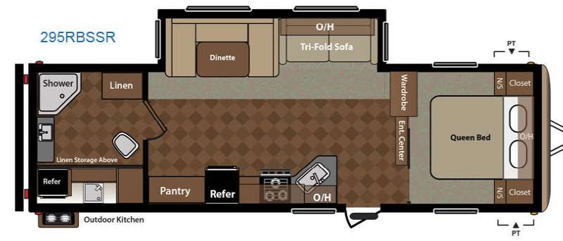 Floorplan - 2014 Keystone RV Springdale 295RBSSR