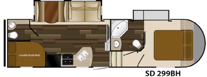 Floorplan - 2014 Heartland Sundance XLT 299BH