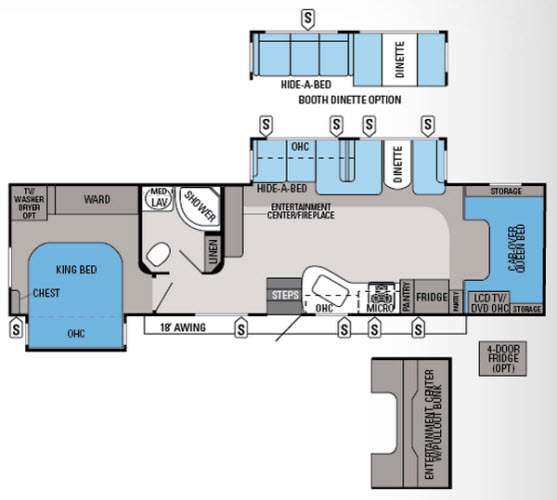 Floorplan - 2014 Jayco Seneca 36FK