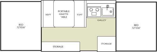 Floorplan - 2007 Fleetwood RV Element Graphite