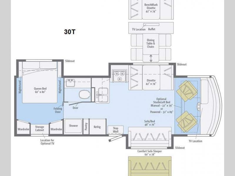 Floorplan - 2015 Winnebago Vista 30T
