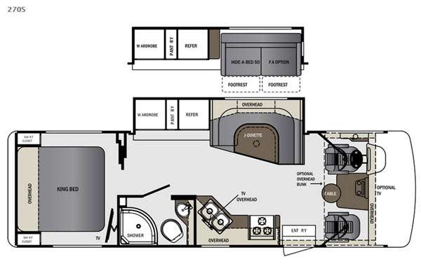 Floorplan - 2015 Forest River RV Georgetown 270S