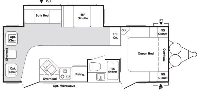 Floorplan - 2007 Keystone RV Springdale 266RELLGL