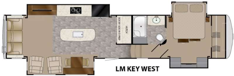 Floorplan - 2016 Heartland Landmark 365 Key West