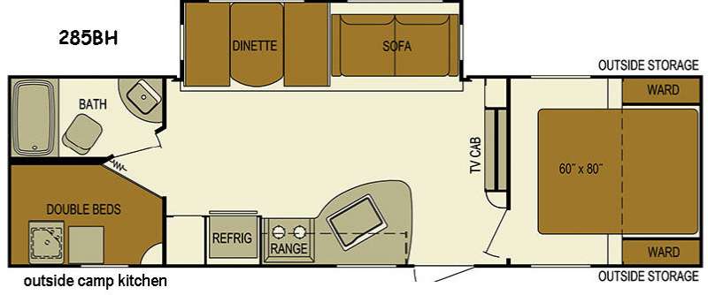 Floorplan - 2015 Skyline Layton Javelin 285BH